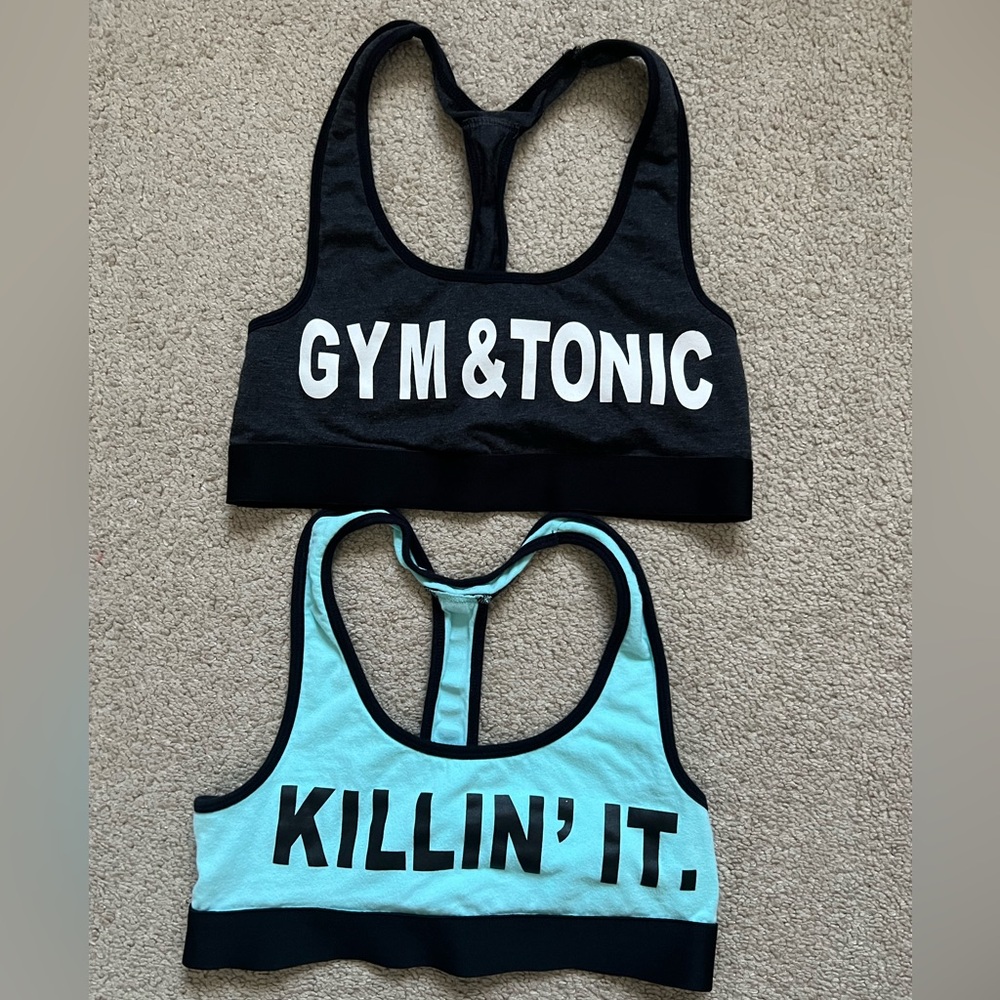 Joe Boxer sports bras medium